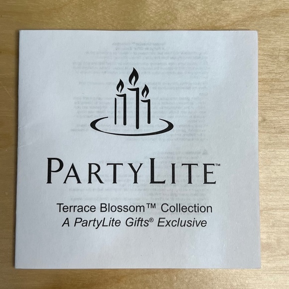 Vintage/Retired PartyLite Terrace Blossom Collection Candle Holder - Picture 14 of 14